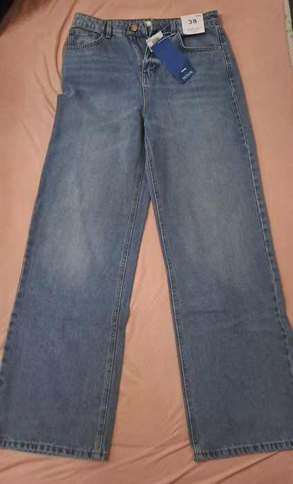 Jeansy wide leg Sinsay niechodzone, z metką