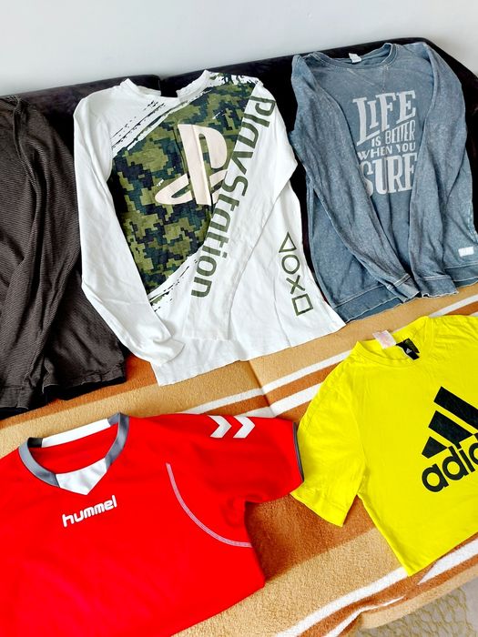 5 sztuk bluzki koszulki tshirty dla chlopaka 164 cm mix Adidas Reserve