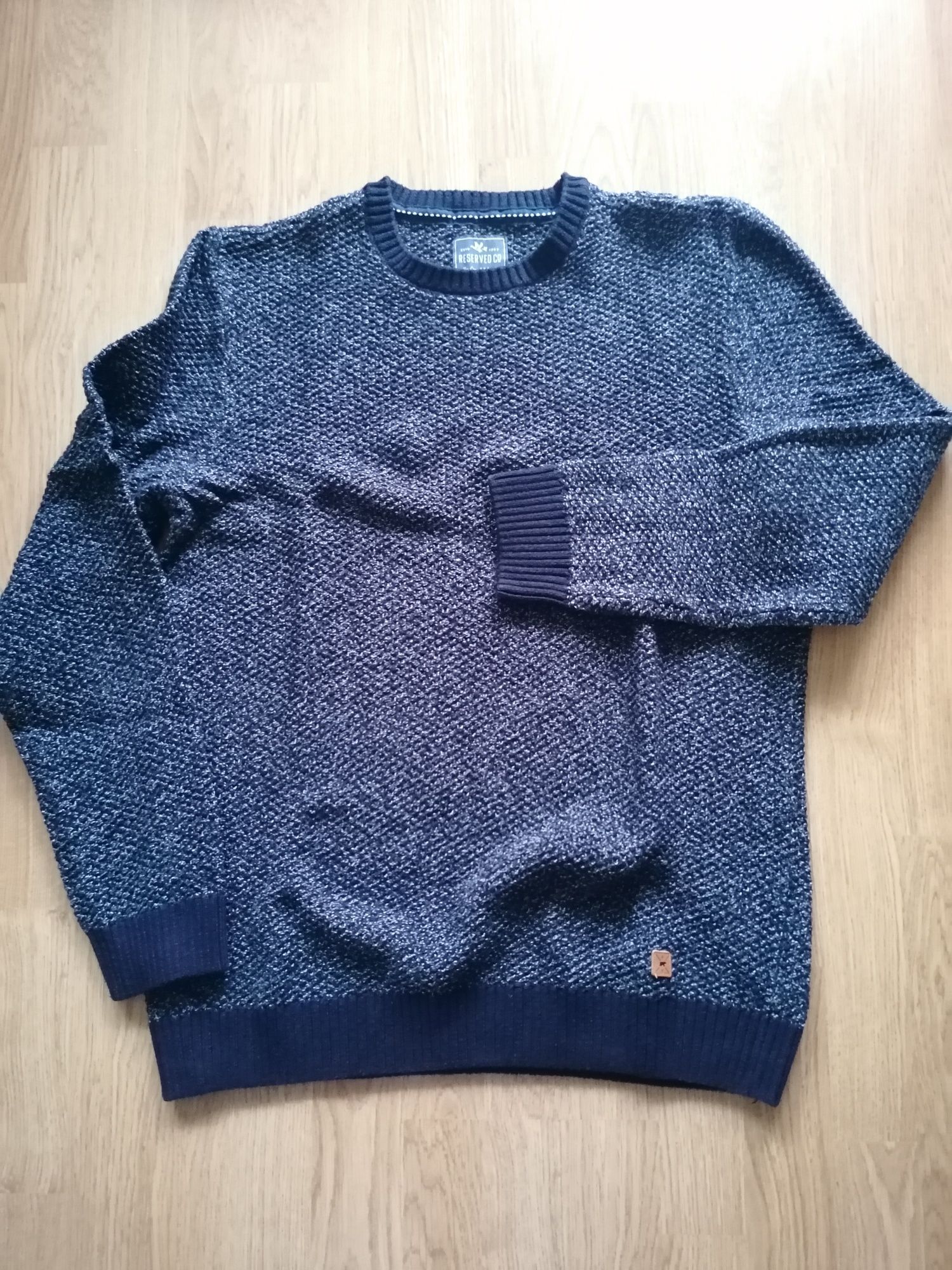 Sweter męski granatowy Reserved r. XXL