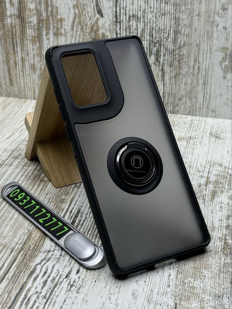 Чехол Matt Ring на Motorola G85/ Edge 50 Fusion. Кольцо чохол