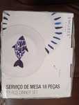 Serviço de mesa 18 peças Novo
