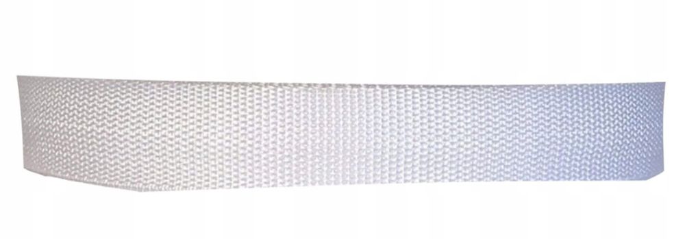 Taśma nośna parciana 50 mm ( 1 mb ) Biała