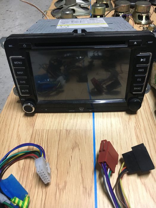 Авто магнітола МР3. 1-2 дін.з динаміками.