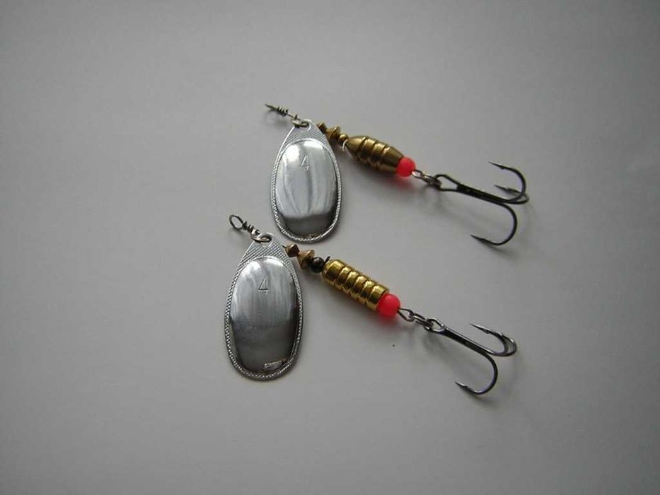 Błystka obrotowa French srebrna Nr.4 nowa 11g zestaw 2szt