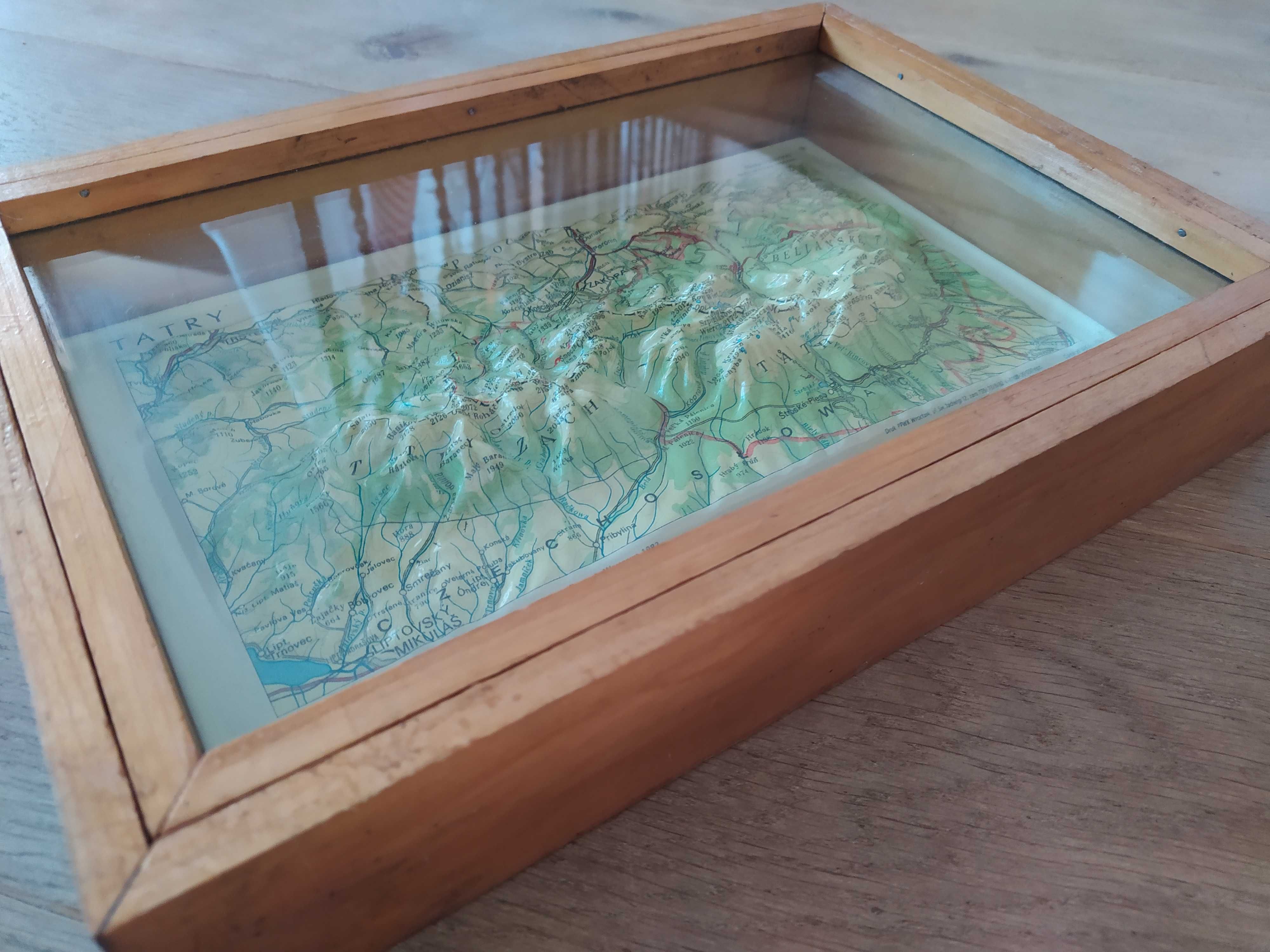 Tatry Mapa Plastyczna 3d
