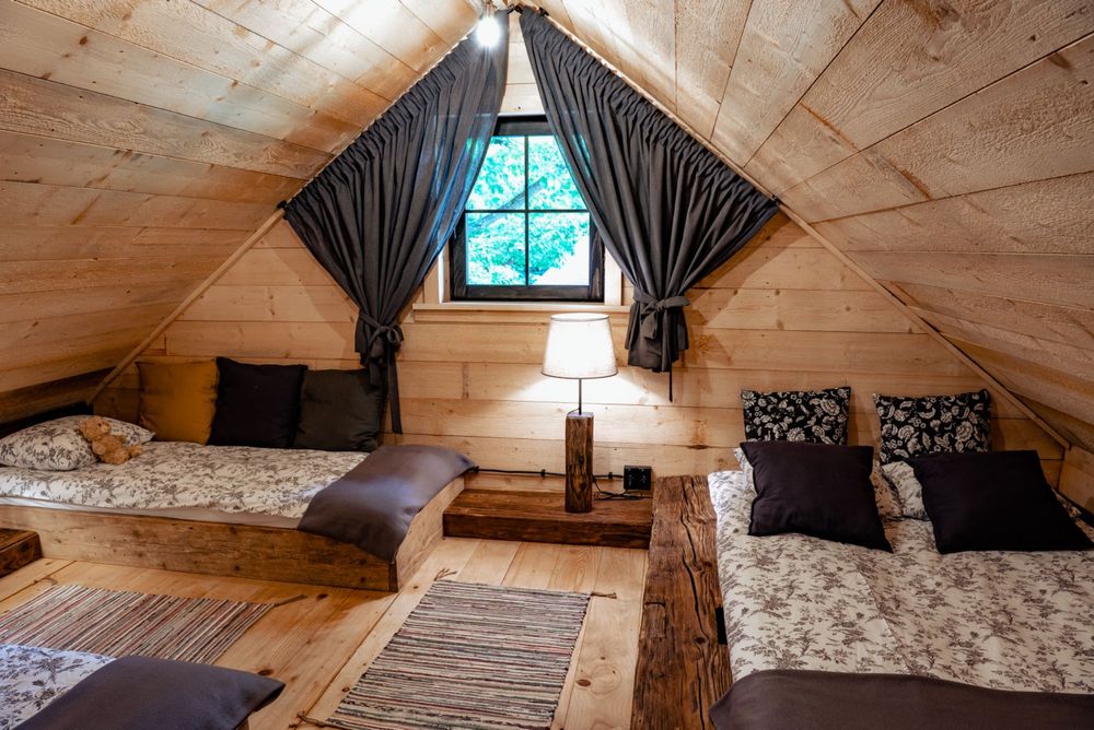 SIEDLISKO na wyłączność!! dwa DOMKI do 12os. Sauna, balia BESKID NISKI