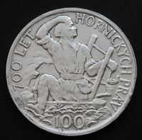 Czechosłowacja 100 koron 1949 - prawo górnicze
 - srebro