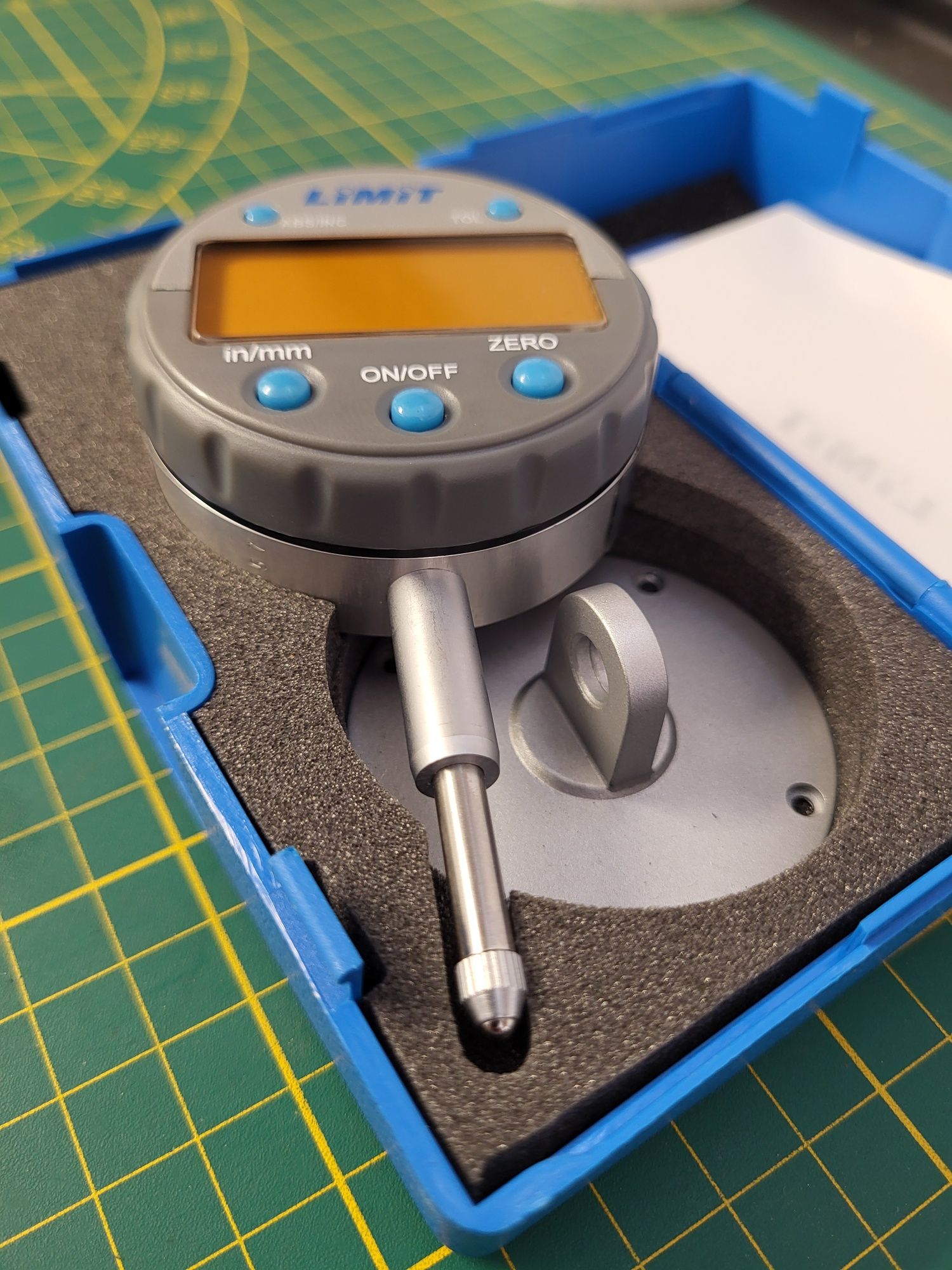 Elektroniczny cyfrowy czujnik zegarowy limit