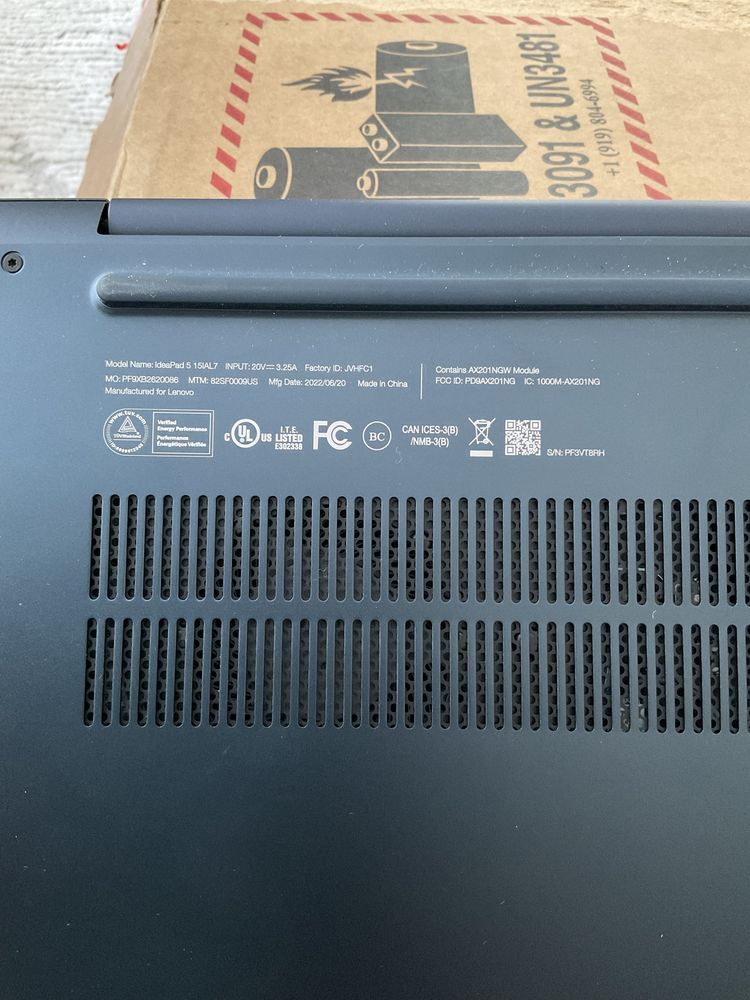 Ноутбук Lenovo IdeaPad 5 82SFX001US
