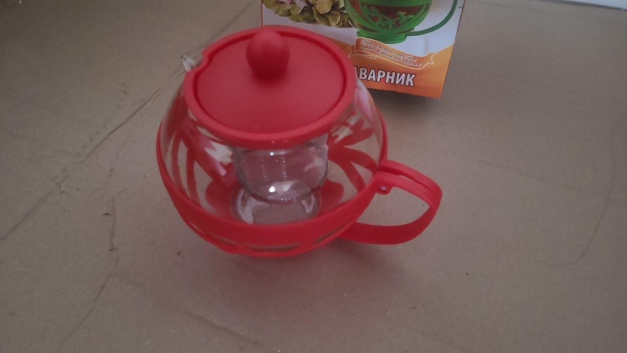 Лопатка силиконовая, кисточка силиконовая, заварочный чайник