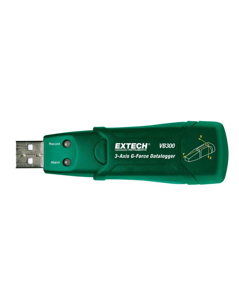 Віброметр-логер EXTECH VB300 3 Axis G Force Datalogger