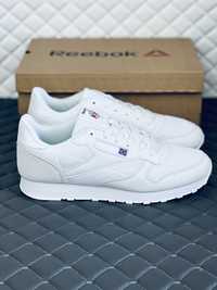 Reebok classic white кросівки чоловічі Рібок Класік білі