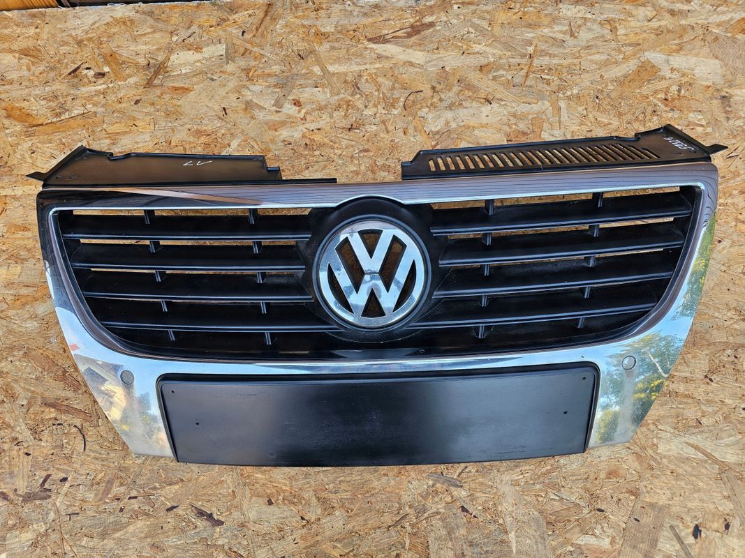 Atrapa Griil Vw Passat B6 atrapa chłodnicy znaczek chrom pdc czujniki