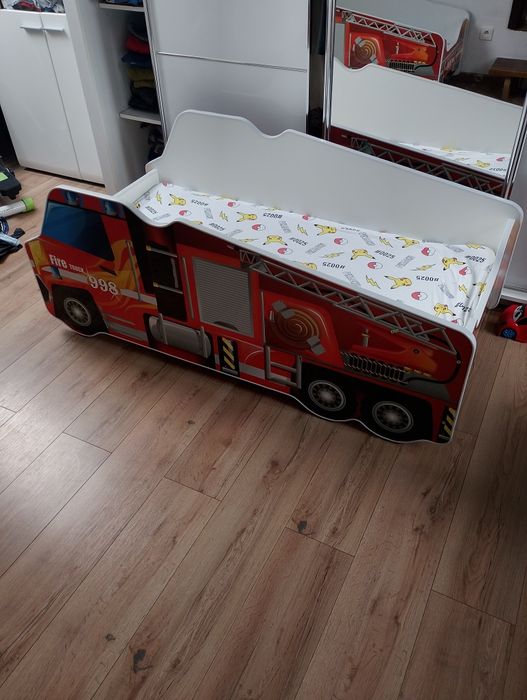 Łóżka dziecięce wóz strażacki
