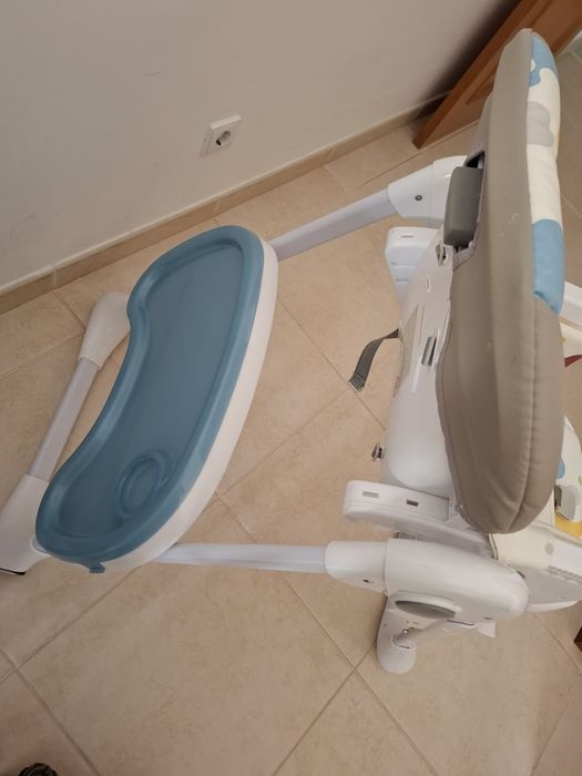 Cadeira da papa - reclinável, regulável em altura e reclinável