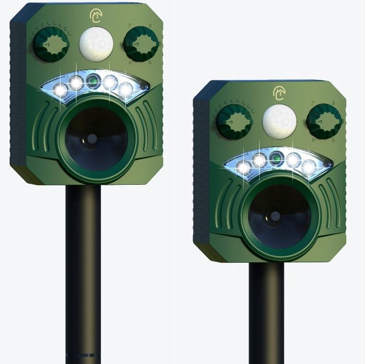 Ultra Dzwiękowy odstraszacz zwierząt  AR33 SOLAR LED Outlet 2246