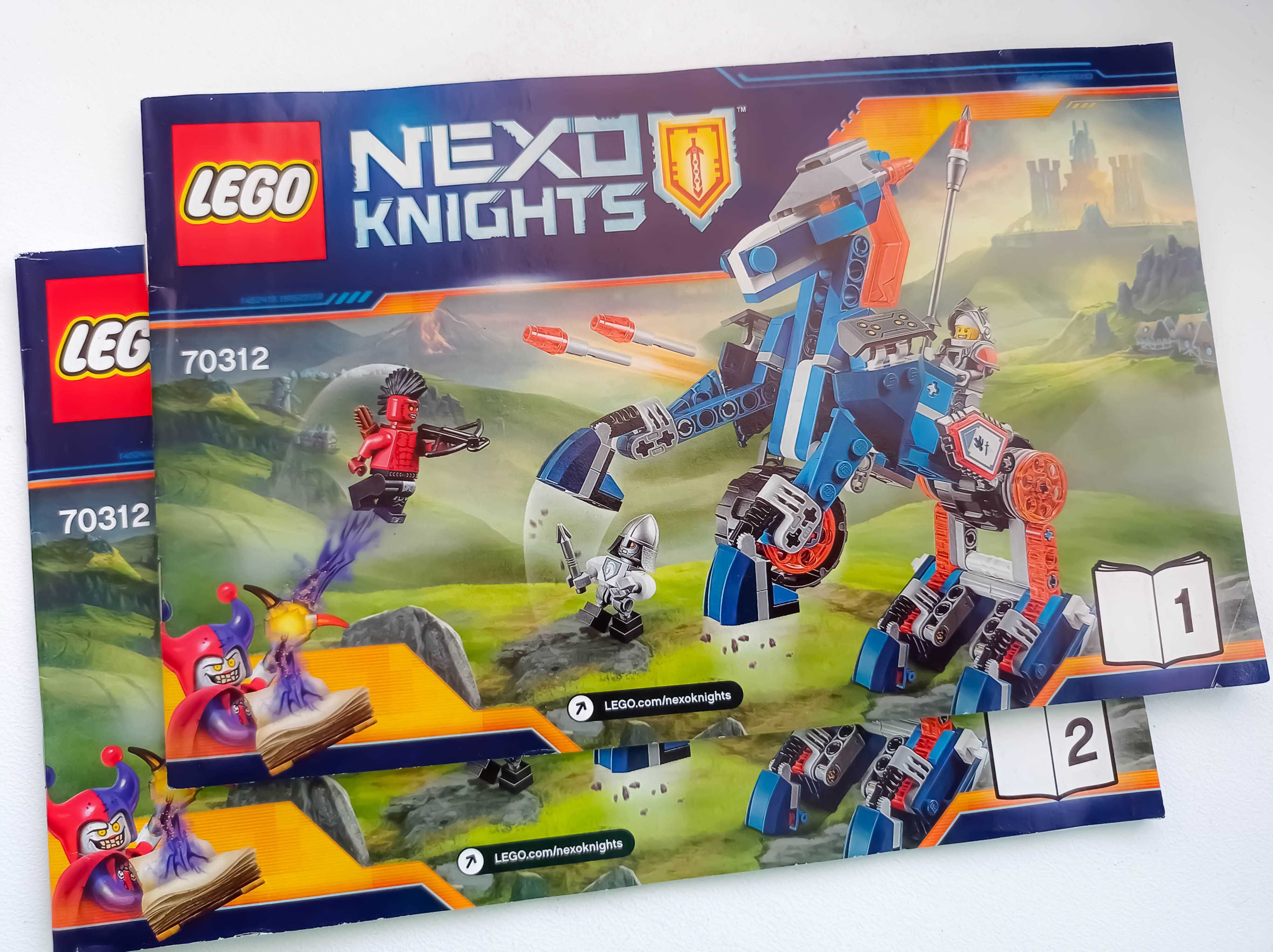 Zestaw LEGO 70312 Nexo Knights - Mechaniczy koń Lance'a. Super stan