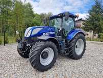 New Holland T7.225 AUTOCOMMAND BLUE POWER  Klima TUZ Amortyzowana Oś/Kabina 1-Właściciel/Opony SPROWADZONY