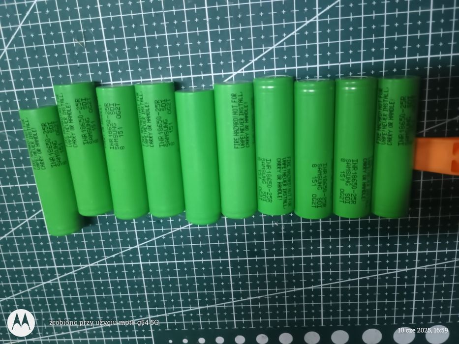 Bosch, zregenerowana na nowych Ogniwach Samsung r25