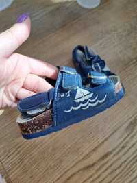 22 sandały dla chłopca w marynarskim stylu granatowe