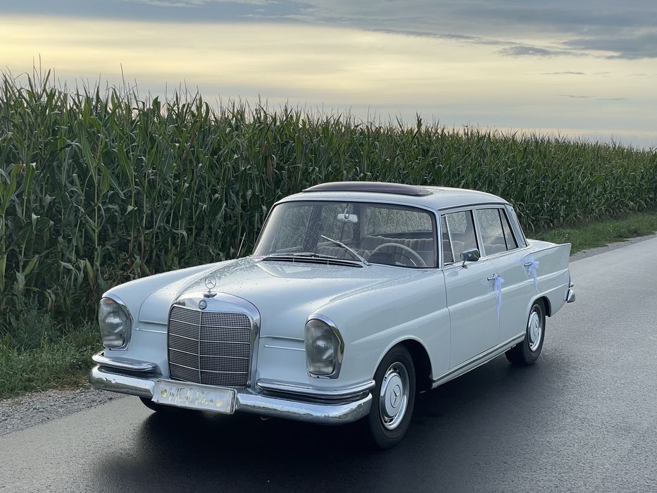 Auto do ślubu wesele uroczystość ślub Mercedes S ponad 60 lat piękny!