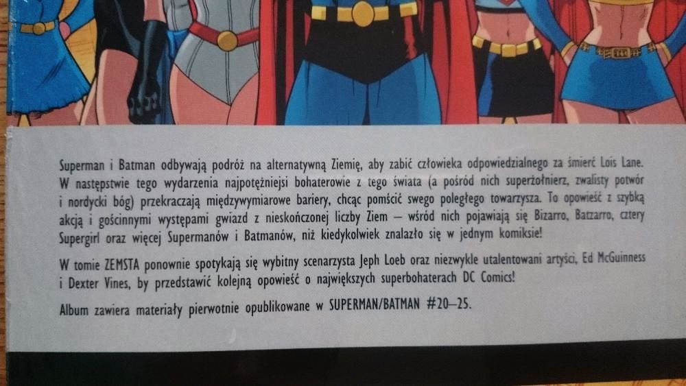 Komiks pt. Superman / Batman Zemsta tom 4