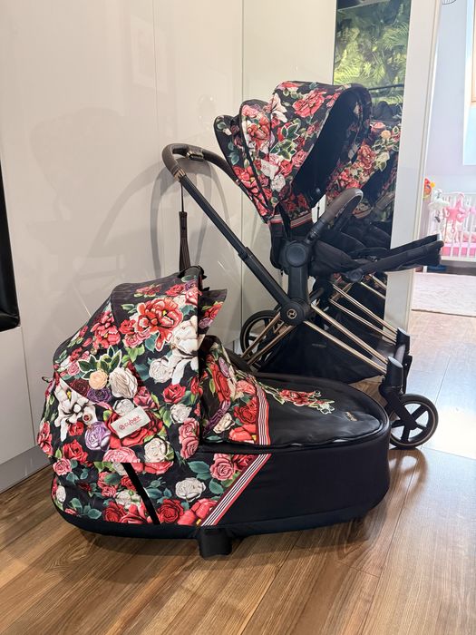 Wozek cybex blossom dark komplet