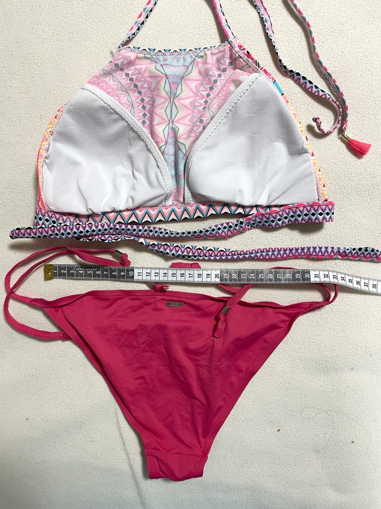 Bikini w azteckie wzory 38 esprit neonowe fluo