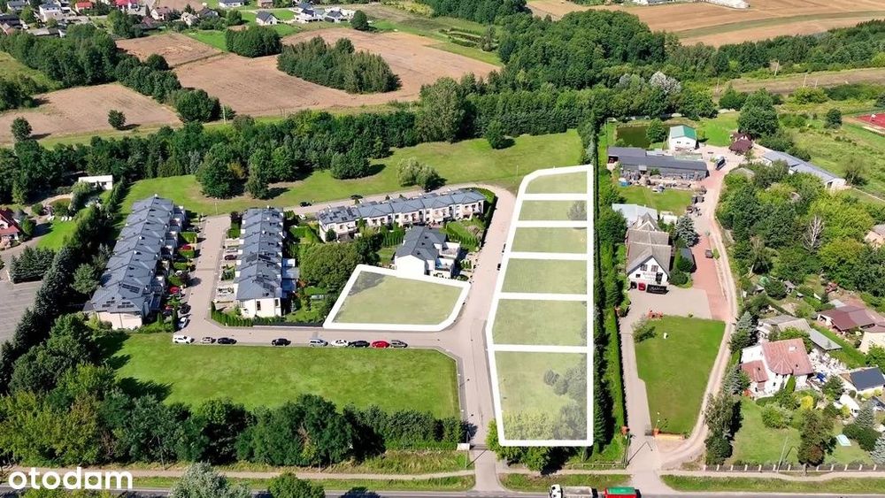 Działki 7000 m2 -7 szt Zielony Zakątek -Hit