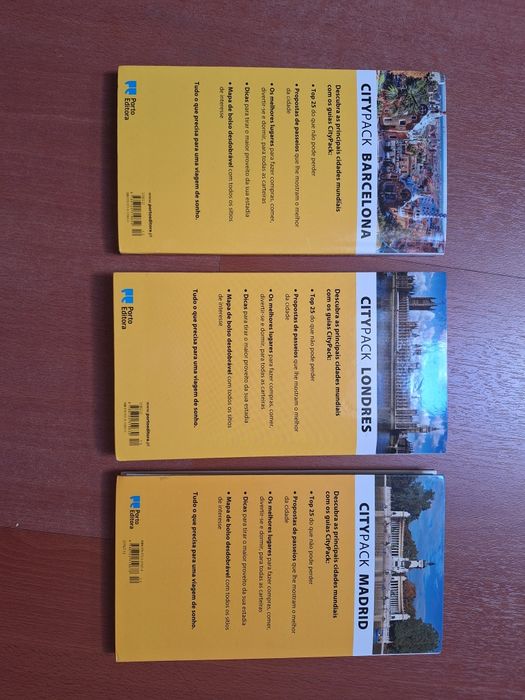 Citypack Barcelona ou Madrid