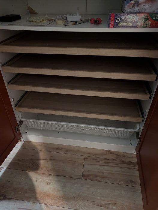 5 wysuwanych tac Ikea pax komplement