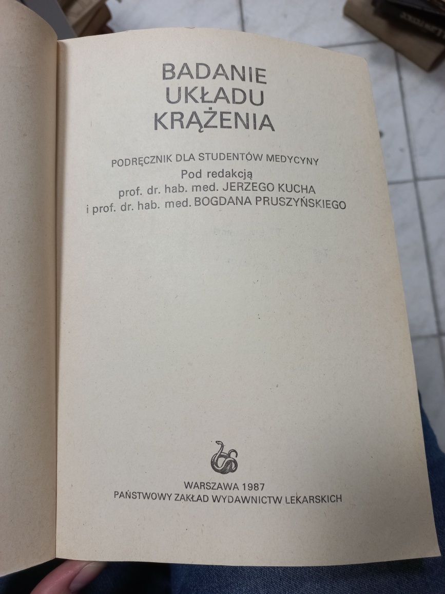 Badanie układu krążenia Kuch, Pruszyński 1987r.