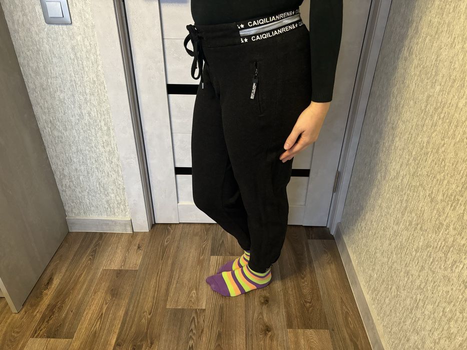 Женские теплые  брюки, штаны, джогеры, жіночі теплі джогери стан ідеал