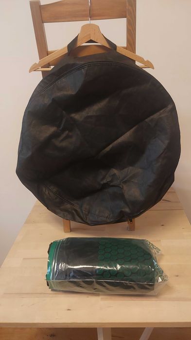 Pokrowce na opony - 4 szt. (średnica 61 cm, wysokość 19 cm), stan bdb
