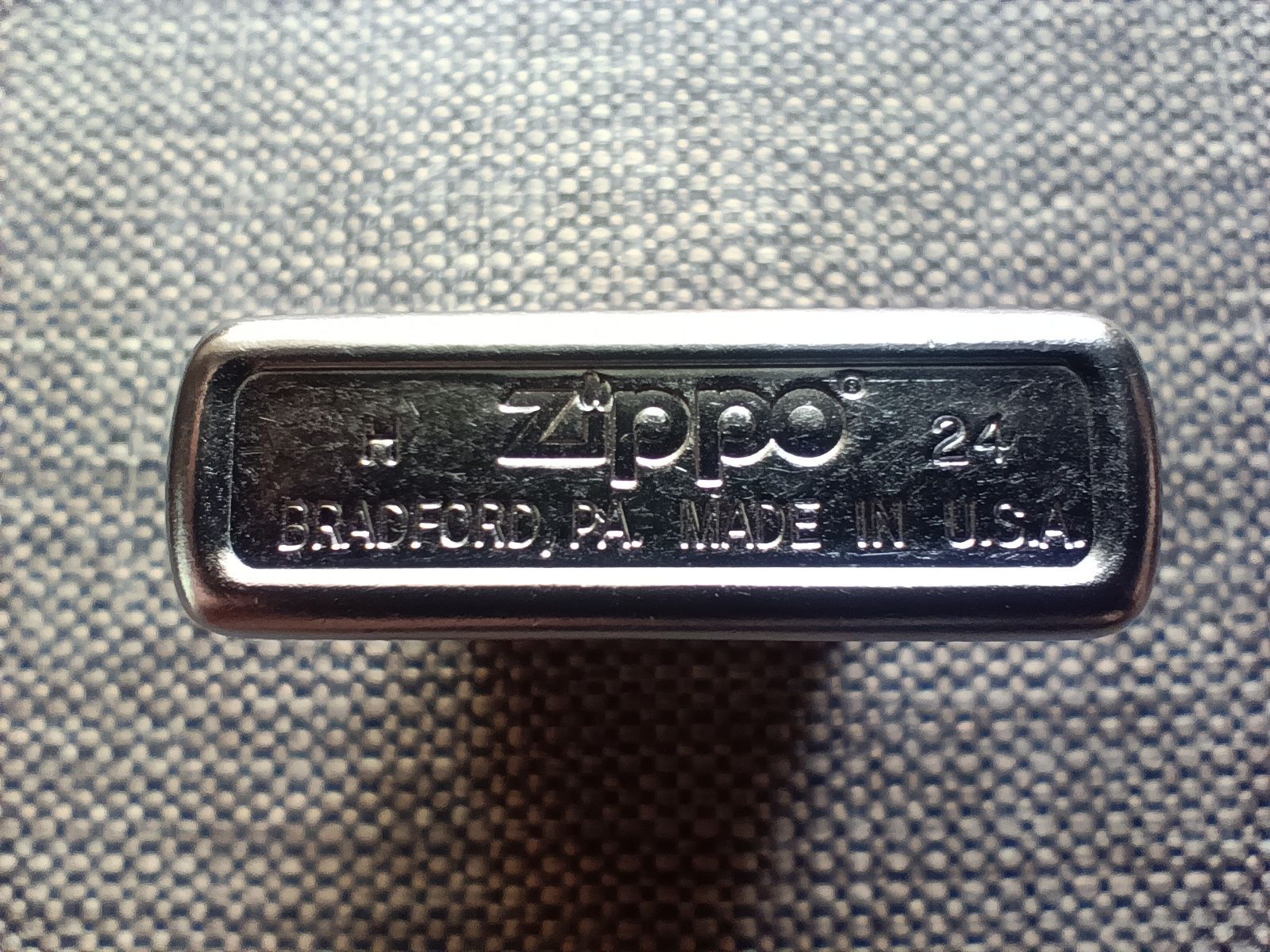 Zippo regular street chrome 207, втулка в інсерт, чохол, кремній