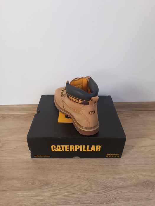 Buty robocze 45 CAT holton S3 ST Brązowe
