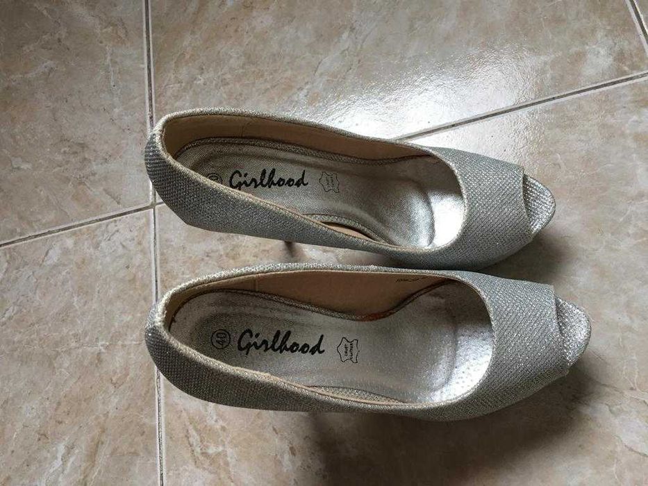 Sapatos Prateados nº 40