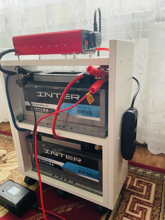 Комплект аккумуляторы + инвертор  (зарядная станция 2,6 кВт)