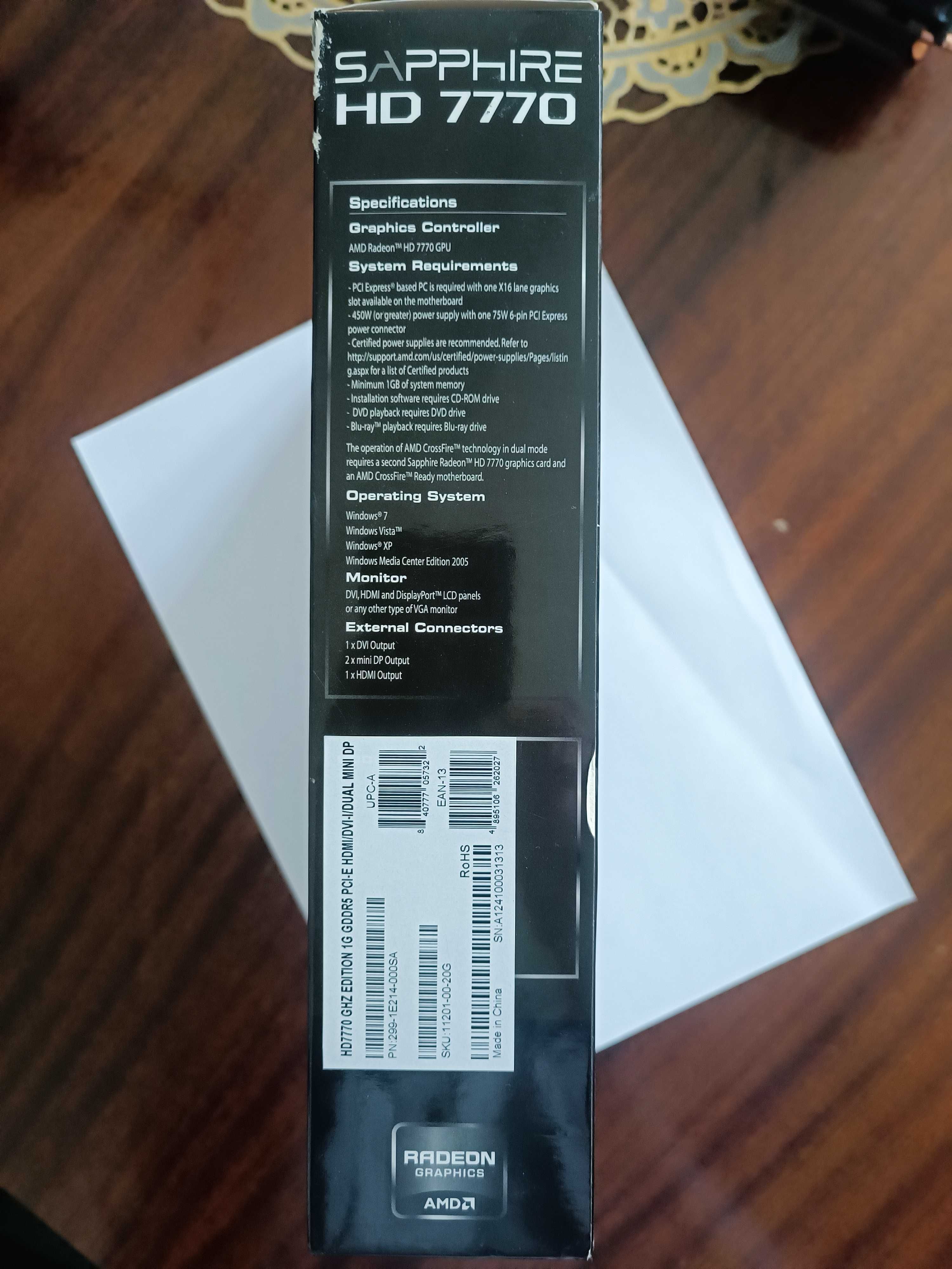 Відеокарта Sapphire Radeon HD 7770 Ghz Edition 1 GB GDDR5