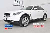 Infiniti QX70 Gwarancja Bezwypadkowy 4x4 Skóra BOSE Kamera360 Zobacz Film