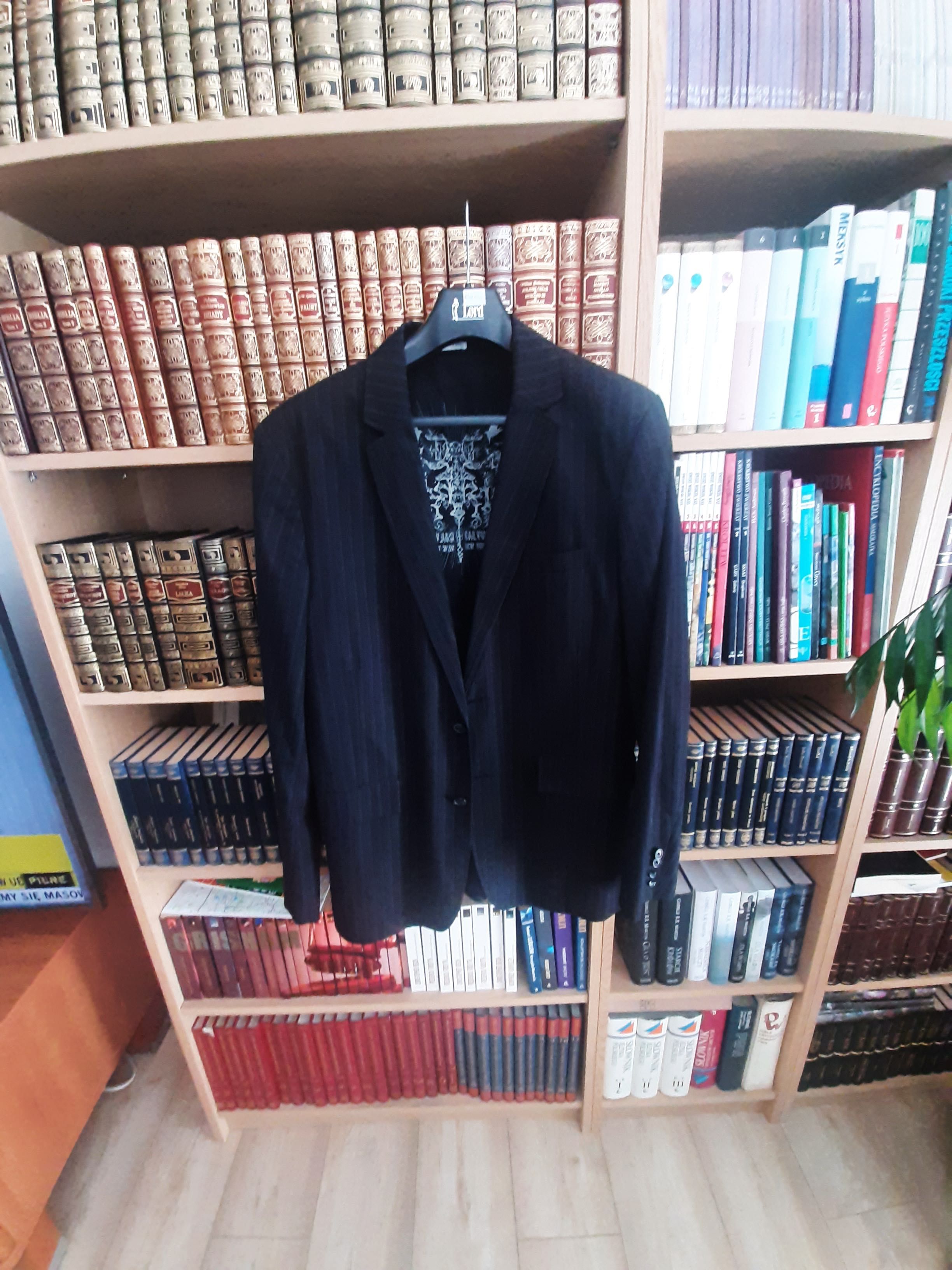 Piękna Marynarka  Calvin Klein L/XL - granatowa