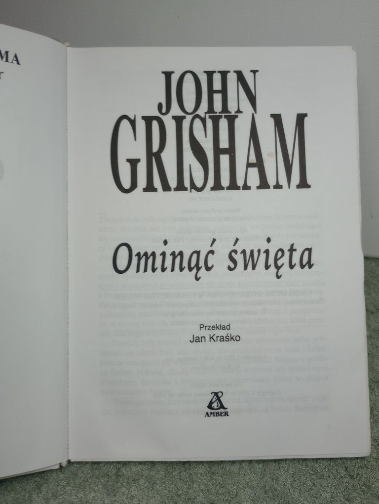 Ominąć święta. John Grisham