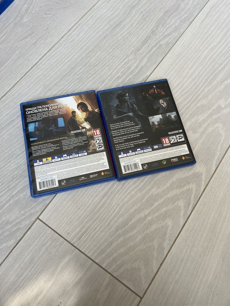 Игры игра ps4 playstation4 the last of us 1/2 обе части