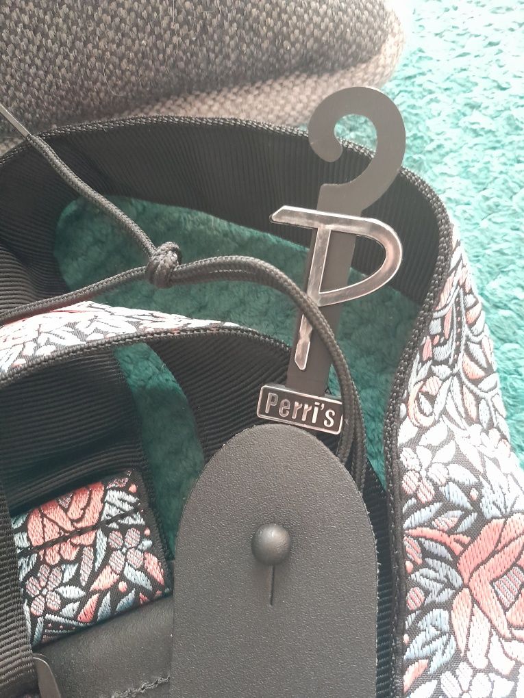 Perri's Leathers Ltd. pasek do gitary - nylon - żakardowy - kwiatowy -