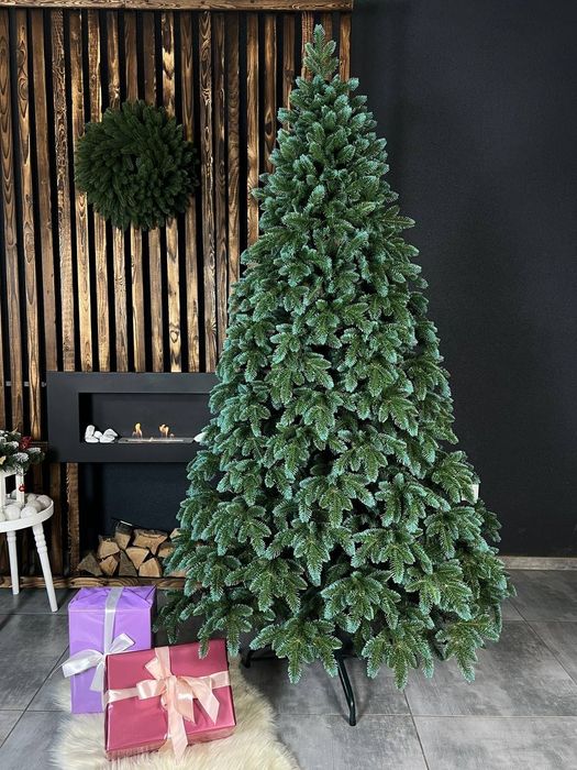 ялинка Канадська лита зелено-блакитна №7 2,1м. в коробці