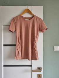 Koszulka bawełniana MAMA różowa rozmiar S