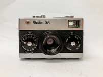 Camera Rollei 35 40mm 3.5 Tessar. Flash original. Tudo a funcionar..