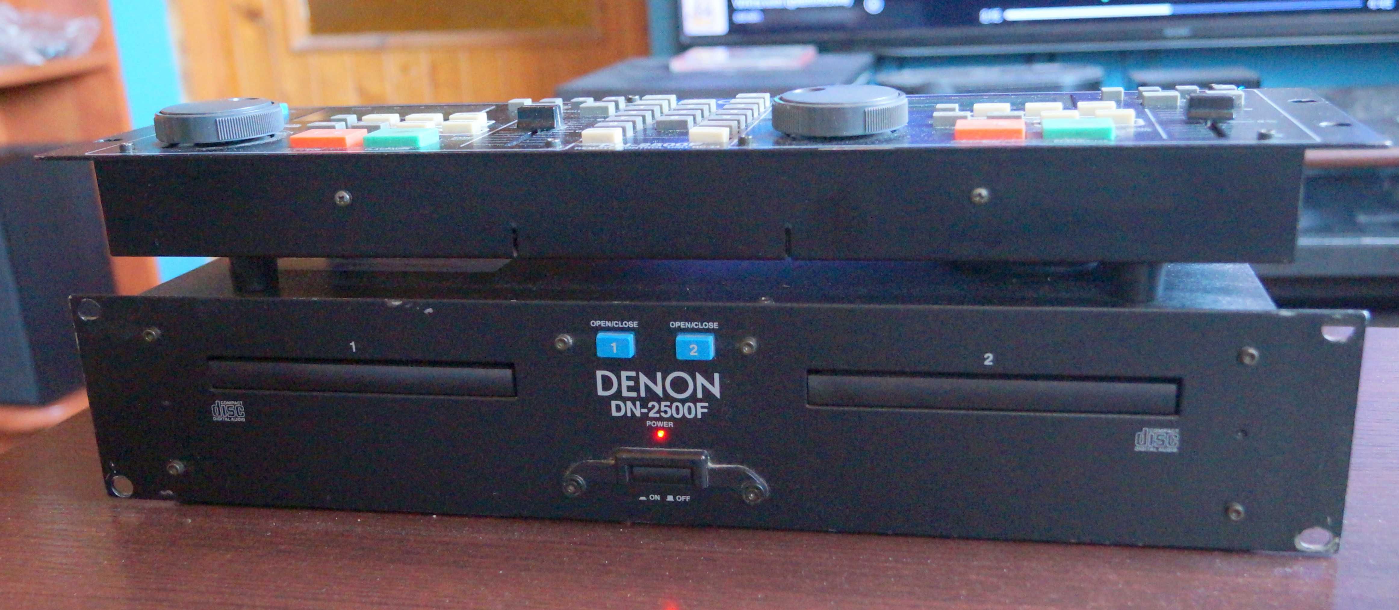 Fajny Mixer Audio Denon DN-2500F Dj Control+Baza 2xcd Wysyłka