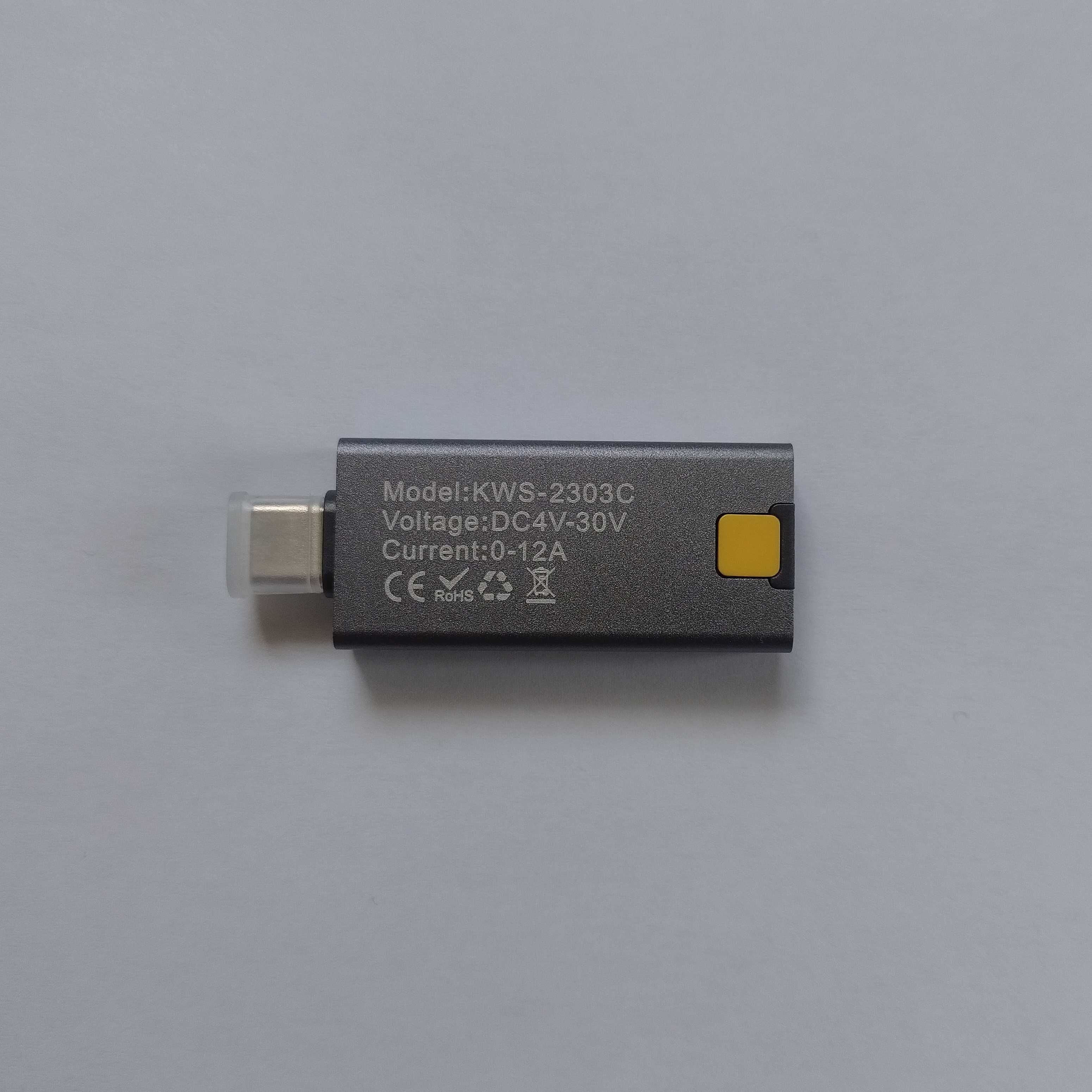 Tester Ładowania USB Woltomierz Miernik Napięcia Amperomierz kws-2303c