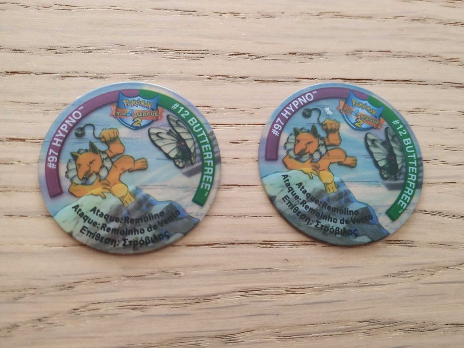Tazos Pokémon várias coleções